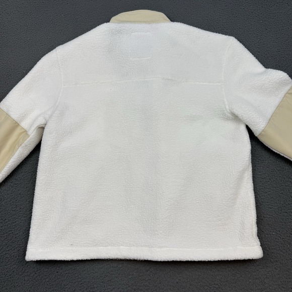 Topo Designs Summit Rise Jacket Womens Medium White Full Zip Fleece Sherpa - Picture 7 of 9